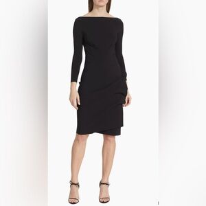 Chiara Boni La Petite Robe Cassandre Wrap-Effect Boatneck Dress 4